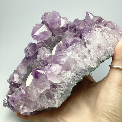 Amethyst Druze Candle Holder