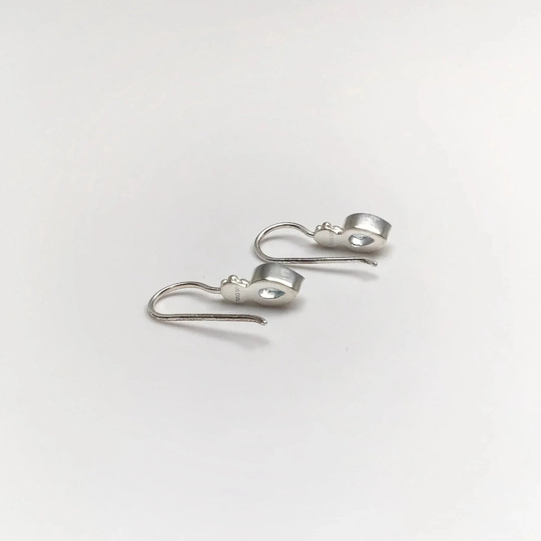 Topaz Dangle Earrings - Rocks and Gems Canada