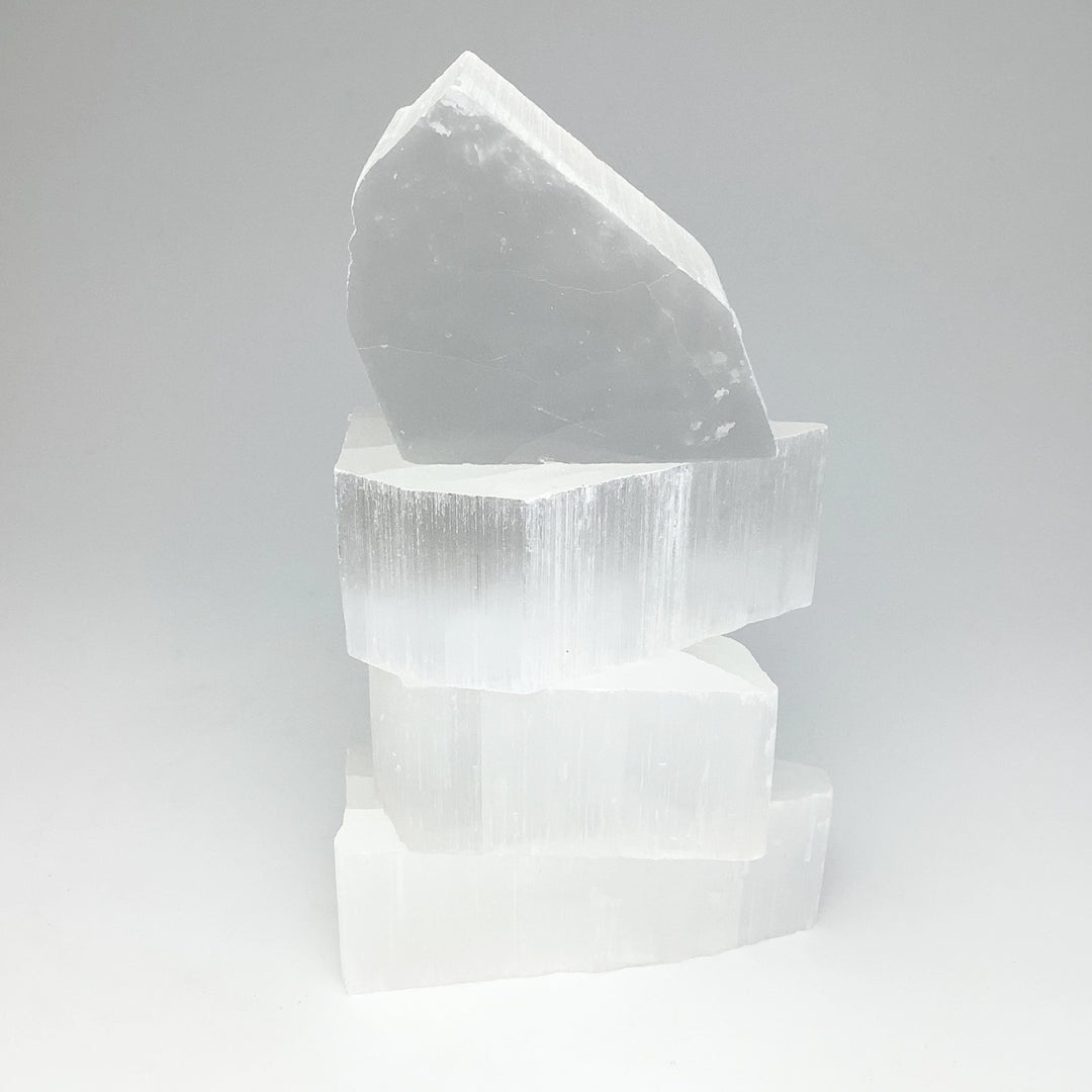 Selenite TV Rock Chunk - Rocks and Gems Canada