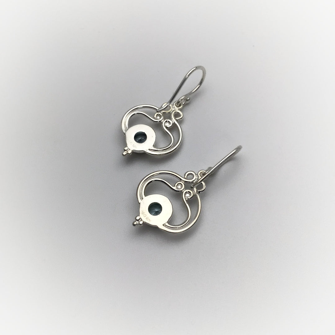 Blue Topaz Dangle Earrings - Rocks and Gems Canada