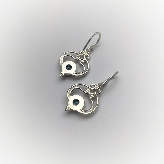 Blue Topaz Dangle Earrings - Rocks and Gems Canada