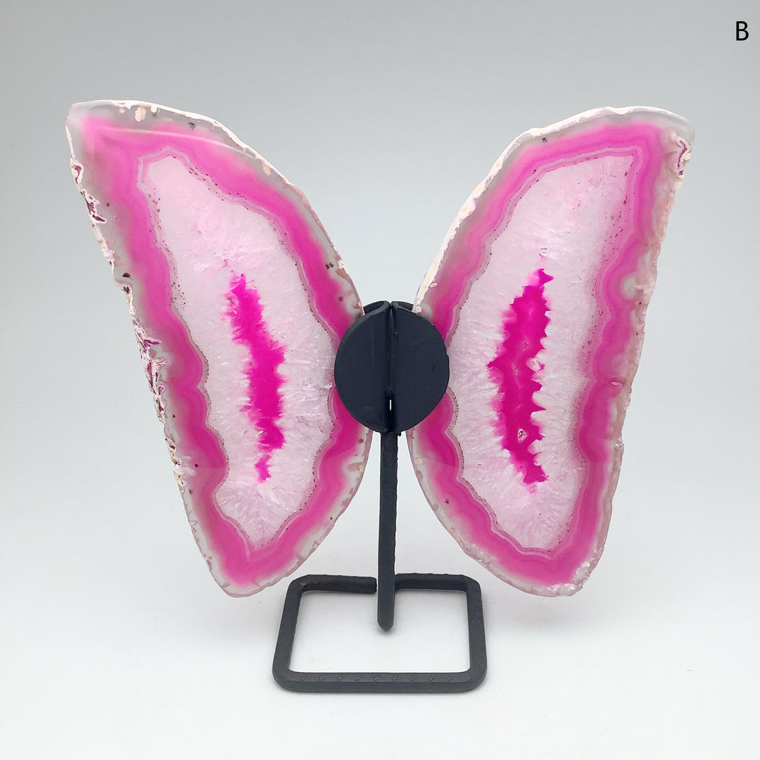 Agate Butterfly on Stand - Rocks and Gems Canada