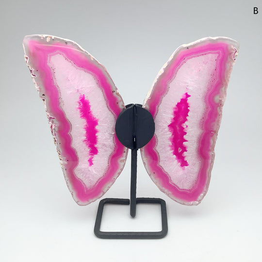 Agate Butterfly on Stand - Rocks and Gems Canada