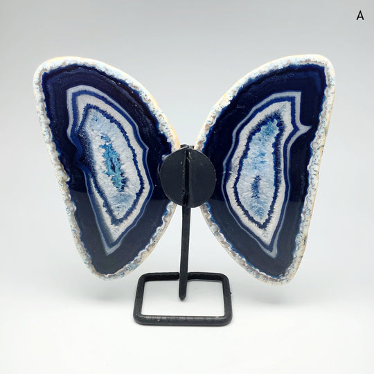 Agate Butterfly on Stand - Rocks and Gems Canada