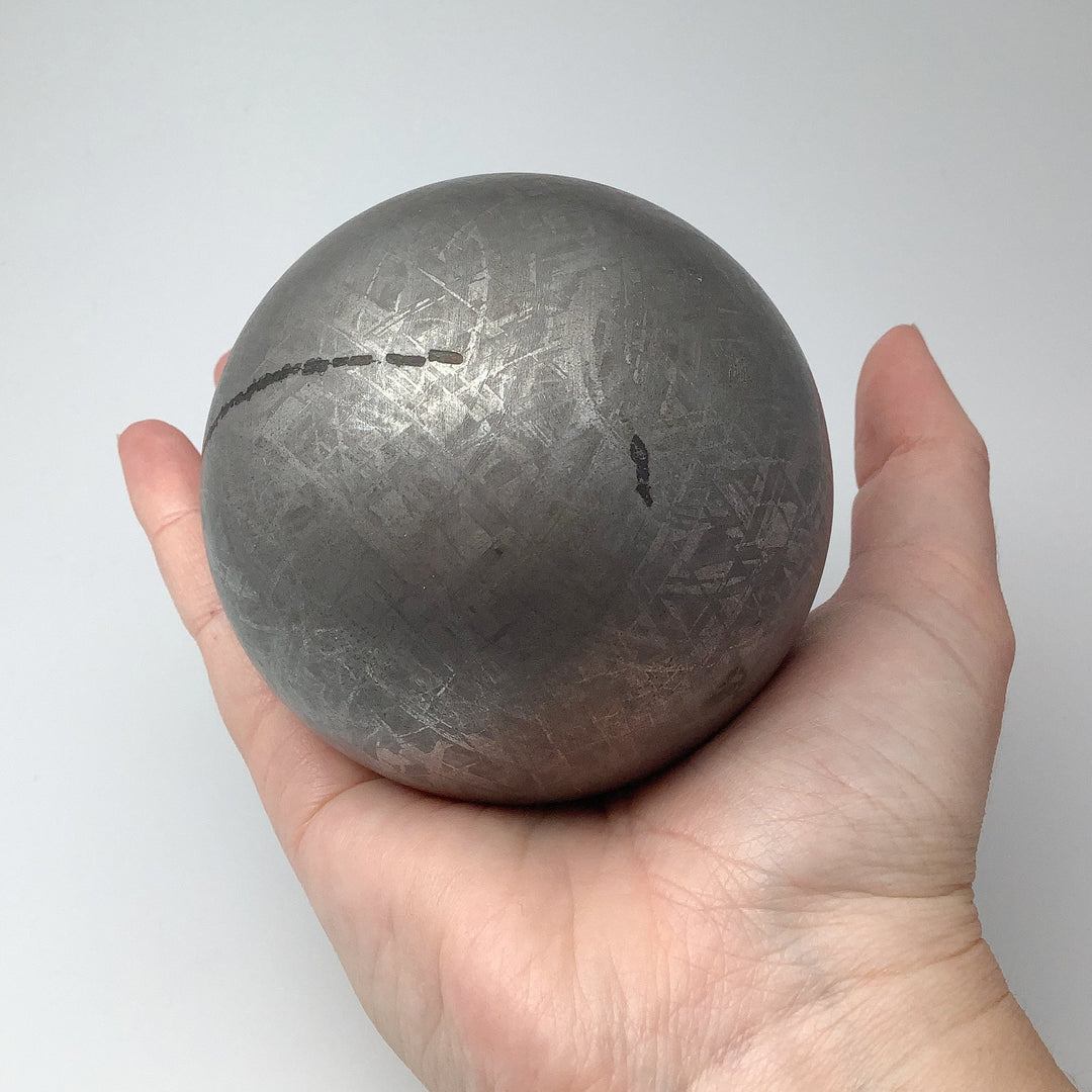 Gibeon Meteorite Sphere - Rocks and Gems Canada