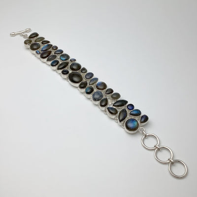 Labradorite Sterling Silver Bracelet