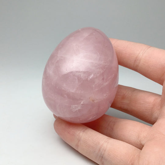 Rose Quartz Egg - Rocks and Gems Canada