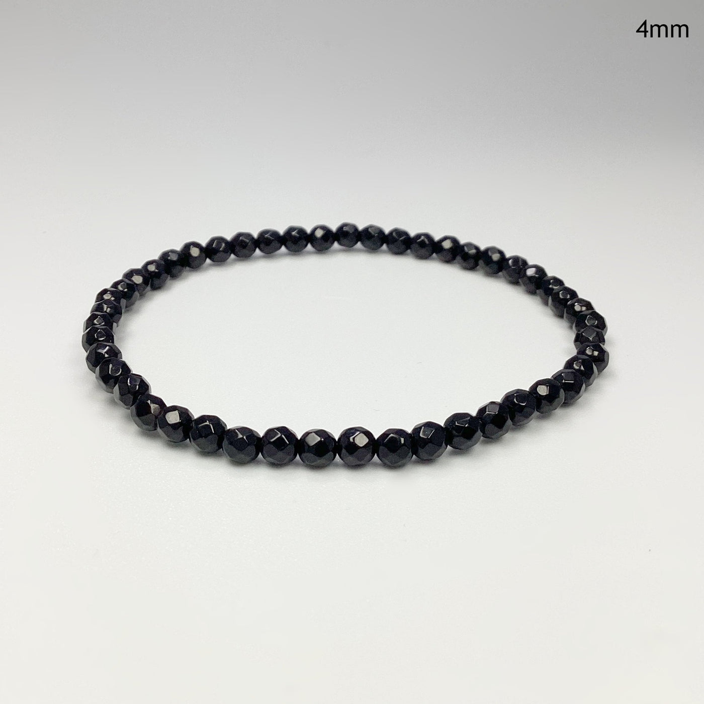 Black Onyx Faceted Beaded Bracelet