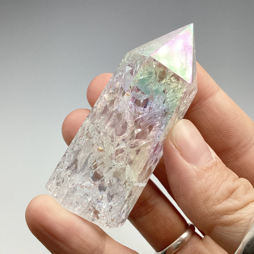 Polished Opalescent Quartz Point - Rocks and Gems Canada