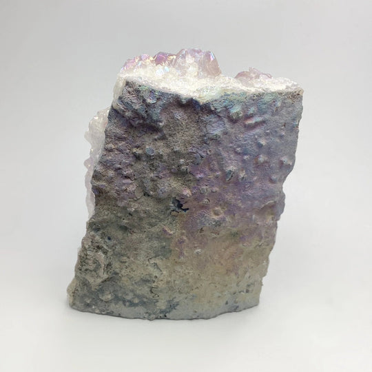 Rainbow Amethyst Druze Cluster Stand Up - Rocks and Gems Canada