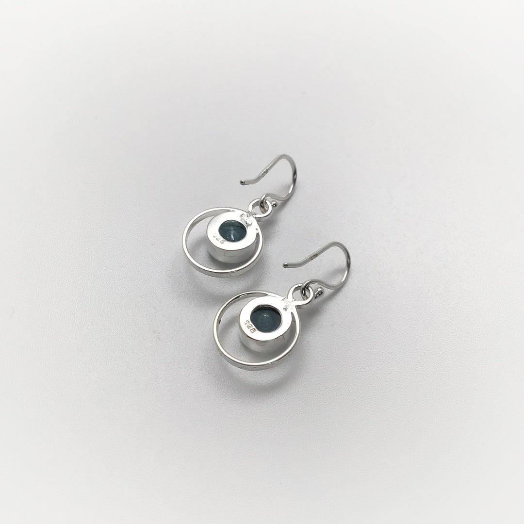 Blue Topaz Dangle Earrings - Rocks and Gems Canada