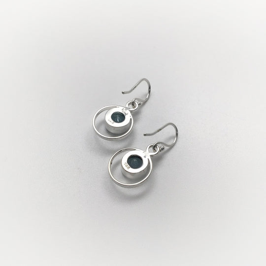 Blue Topaz Dangle Earrings - Rocks and Gems Canada