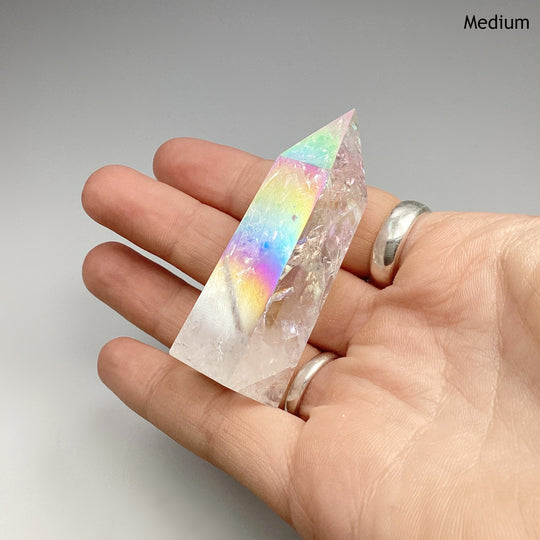 Polished Opalescent Quartz Point - Rocks and Gems Canada
