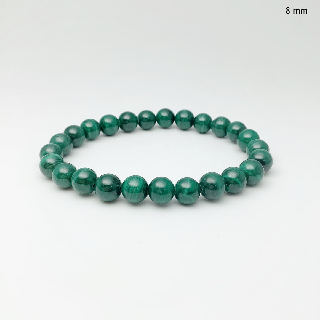 Malachite Beaded Bracelet - Rocks and Gems Canada