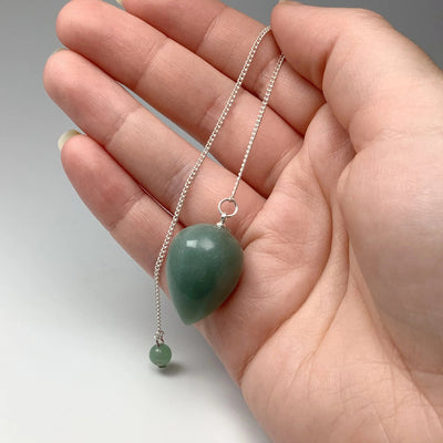 Green Aventurine Teardrop Pendulum