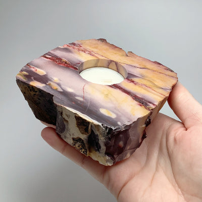 Mookaite Candle Holder