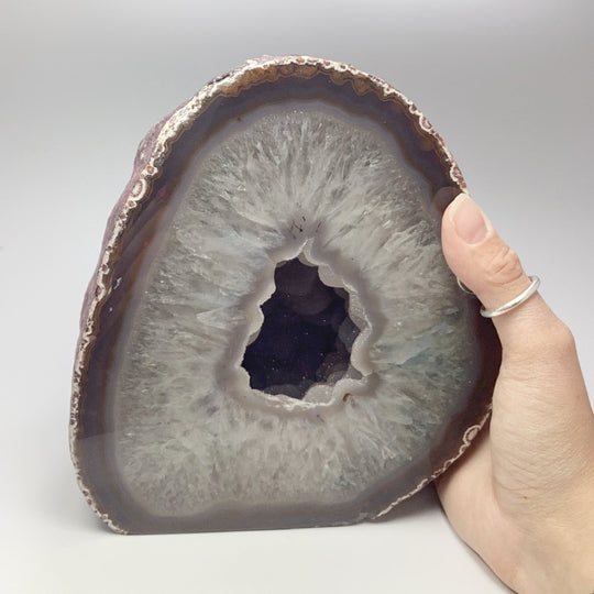 Large Natural Agate Geode - Rocks and Gems Canada