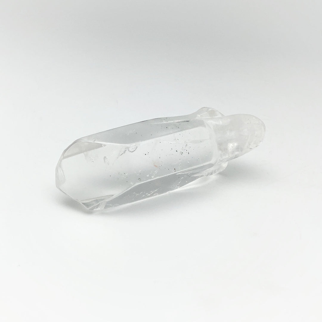 Carved Quartz Point Crystal Skull - Rocks and Gems Canada