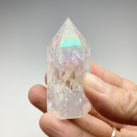 Polished Opalescent Quartz Point - Rocks and Gems Canada