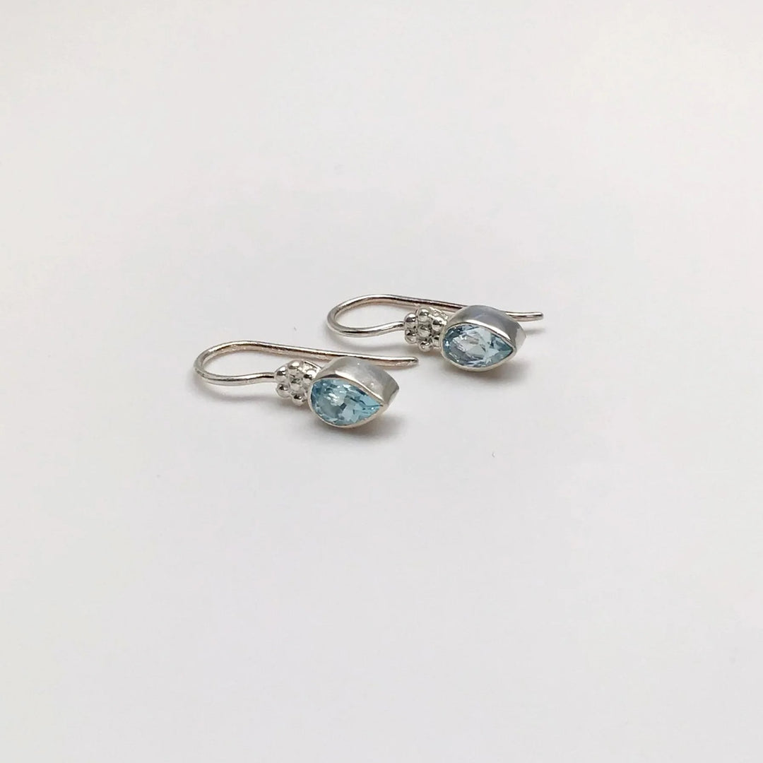 Topaz Dangle Earrings - Rocks and Gems Canada