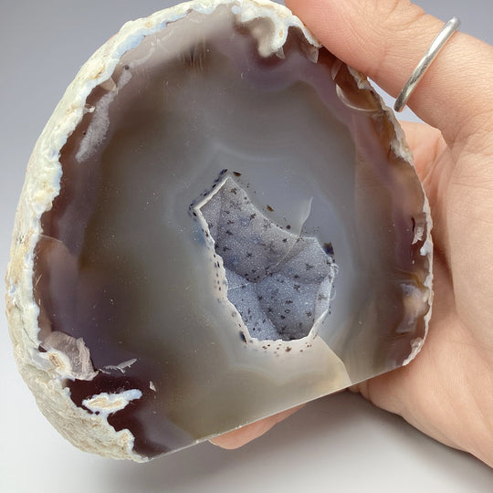 Natural Agate Geode - Rocks and Gems Canada