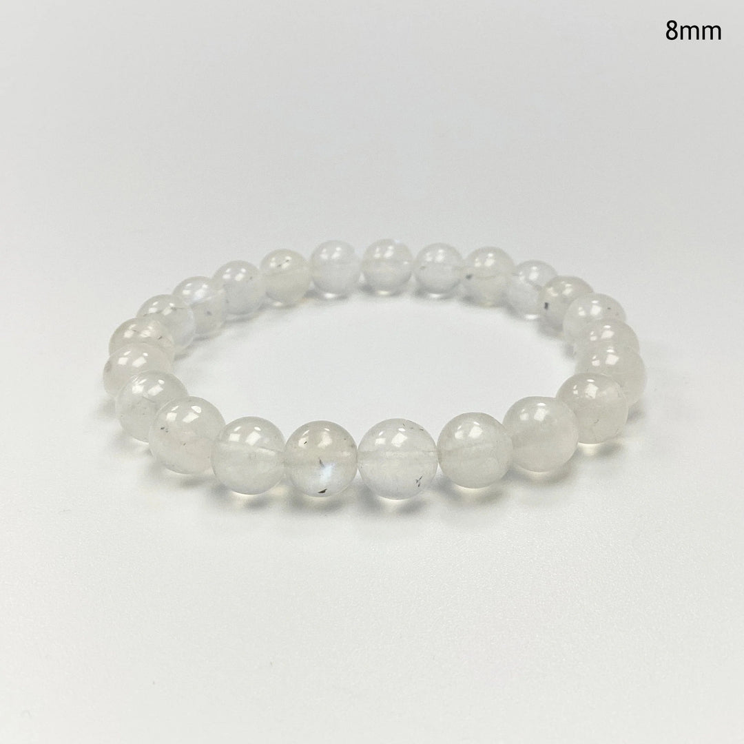 Moonstone Beaded Bracelet - High Quality - Rocks and Gems Canada