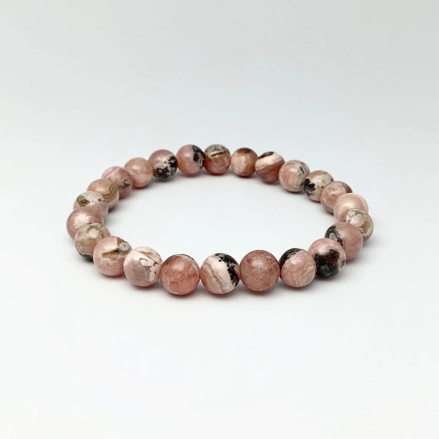 Rhodocrosite Beaded Bracelet