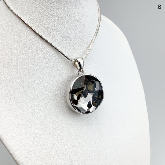 Sericho Meteorite Faceted Pendant - Rocks and Gems Canada