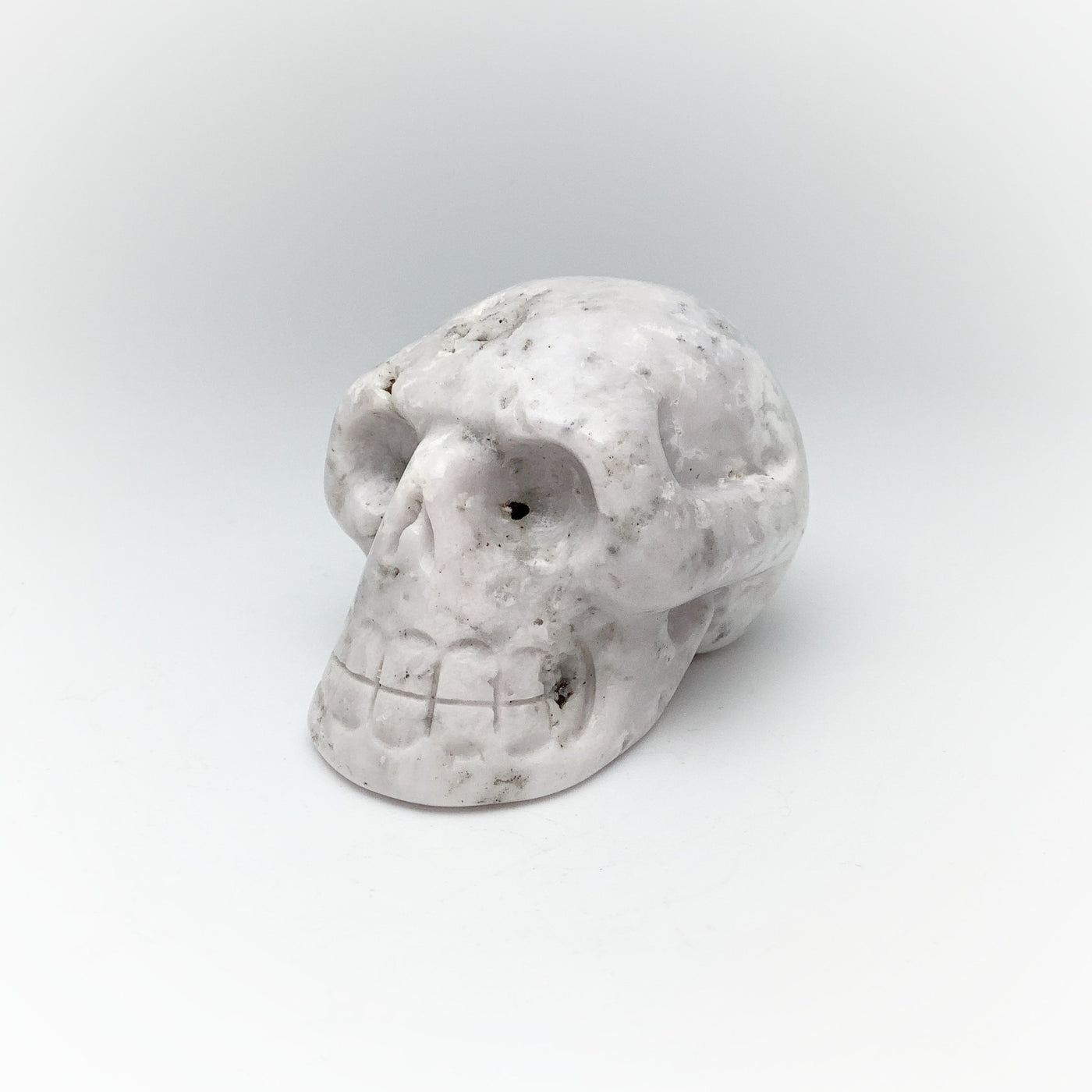 Carved Agate Skull