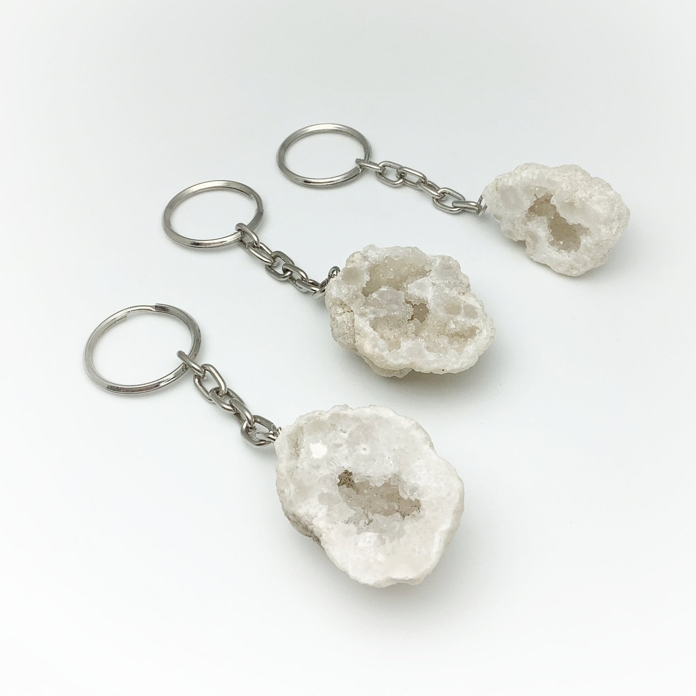 Geode Keychain