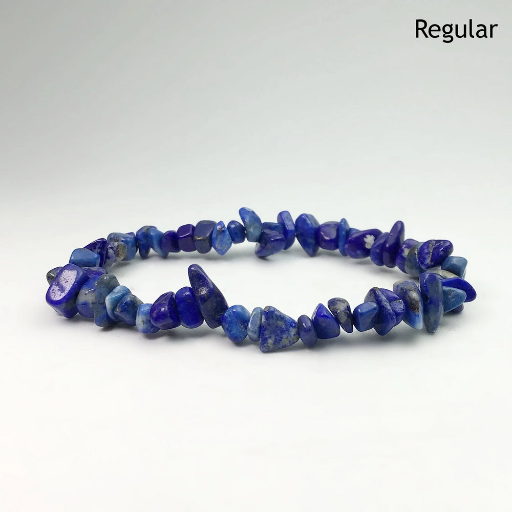 Lapis Lazuli Chip Beaded Bracelet - Rocks and Gems Canada