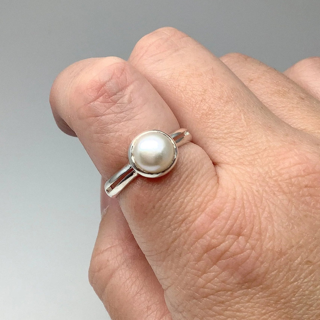 Freshwater Pearl Ring - Rocks and Gems Canada