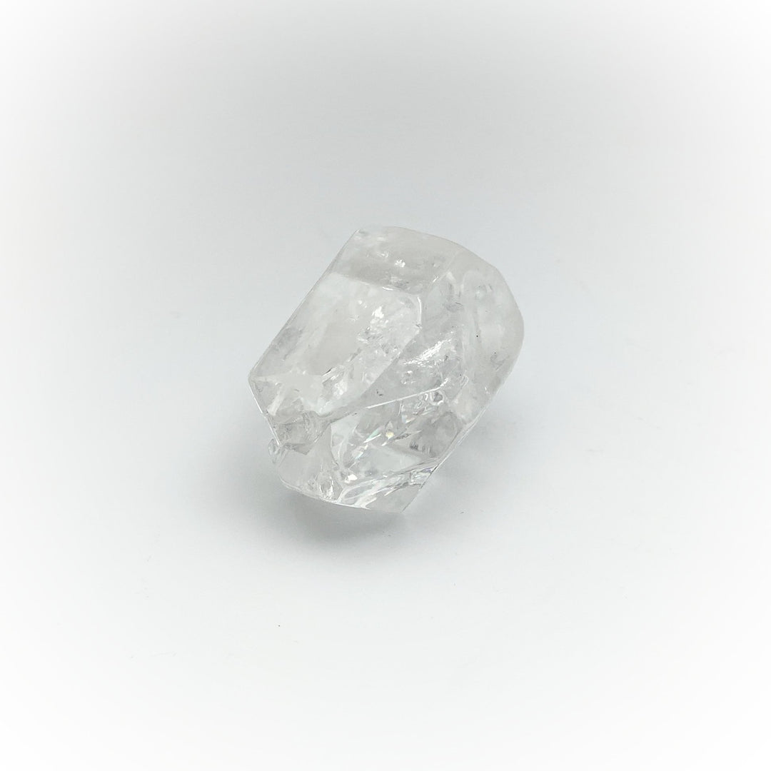 Carved Quartz Point Crystal Skull - Rocks and Gems Canada