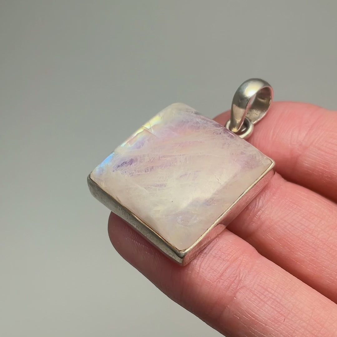 Rainbow Moonstone Pendant