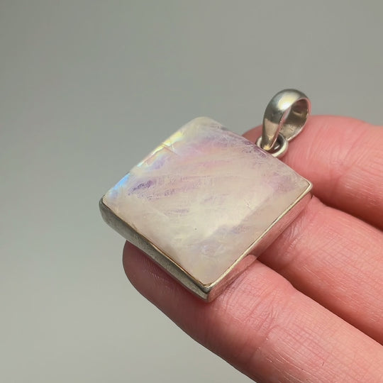 Rainbow Moonstone Pendant