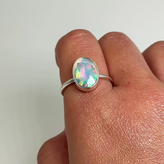 Fire Opal Ring