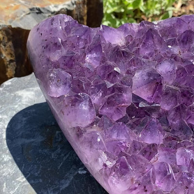 Extra Large Polished Amethyst Druze Cluster