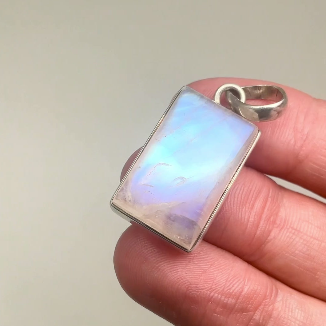 Rainbow Moonstone Pendant