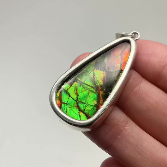 Alberta Ammolite Pendant