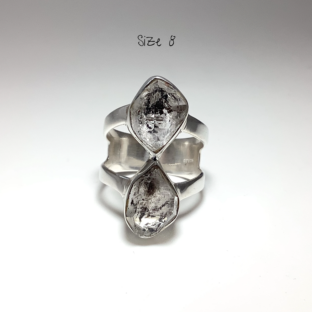 Herkimer Diamond Ring - Rocks and Gems Canada
