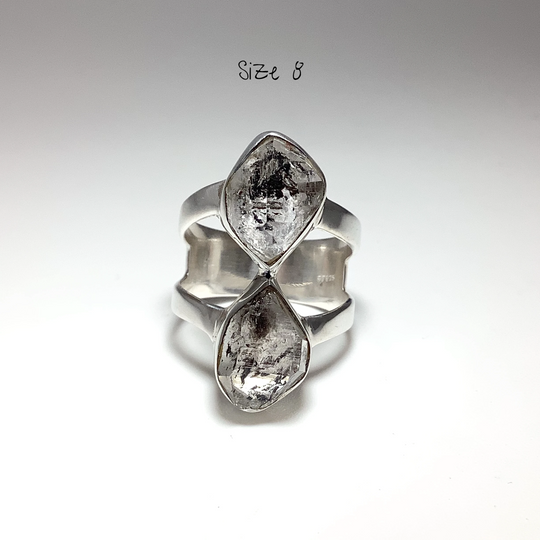 Herkimer Diamond Ring - Rocks and Gems Canada