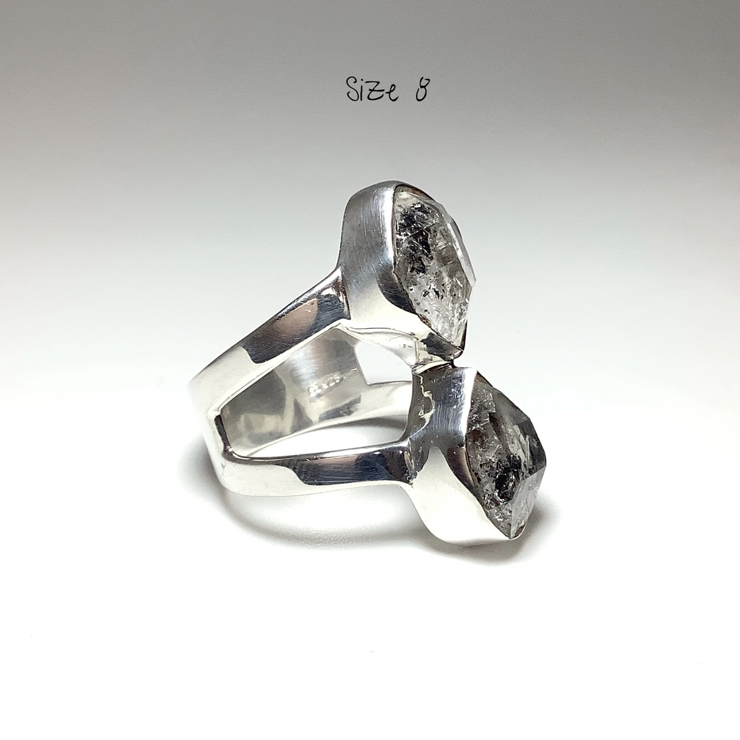 Herkimer Diamond Ring - Rocks and Gems Canada
