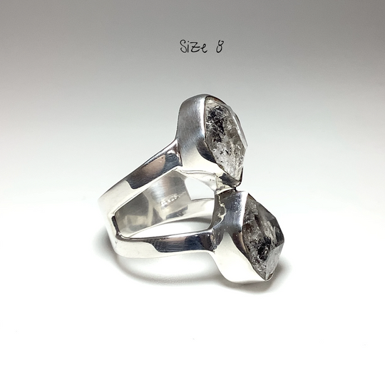 Herkimer Diamond Ring - Rocks and Gems Canada