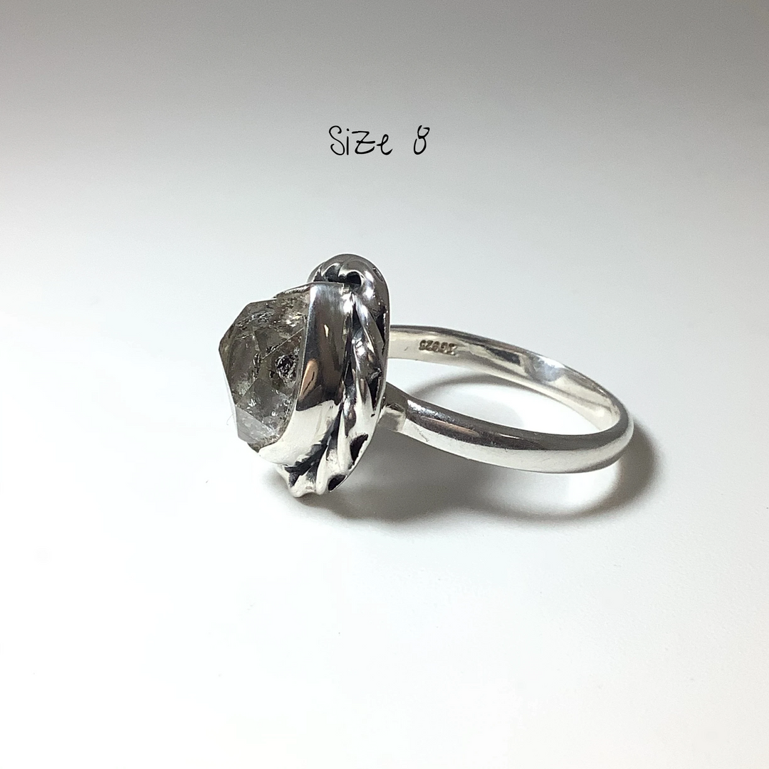 Herkimer Diamond Ring - Rocks and Gems Canada