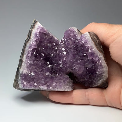 Amethyst Druze Cluster Mountain Carving
