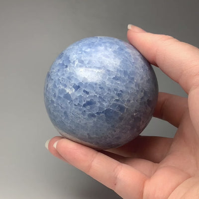 Blue Calcite Sphere