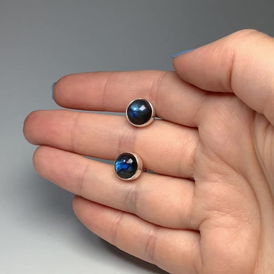 Labradorite Stud Earrings