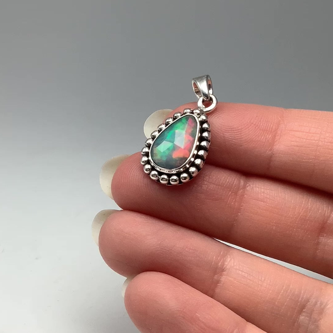 Fire Opal Pendant