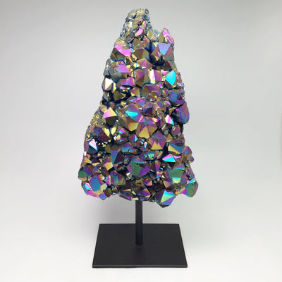 Rainbow Amethyst Druze Cluster On Stand