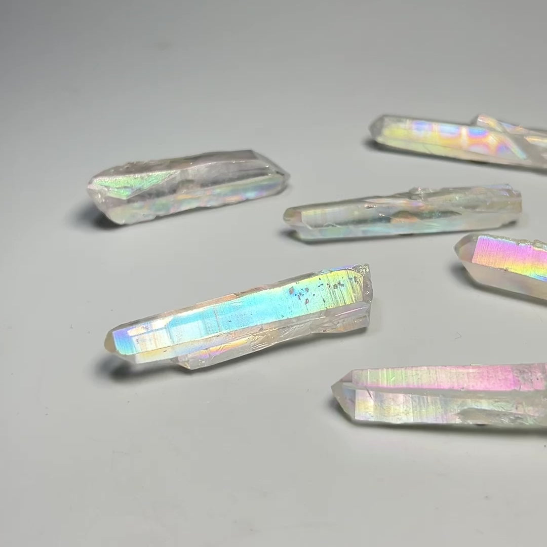Rainbow Opalescent Quartz Rough Piece at $39 Each